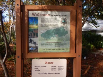 Jackson Guard Welcome Sign