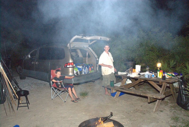 Camping at Big Lagoon State Park